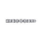 14K White Gold Single Prong Diamond Band - LR51698W45JJ-Gabriel & Co.-Renee Taylor Gallery