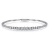 14K White Gold Diamond Bangle – BG4431-65W45JJ-Gabriel & Co.-Renee Taylor Gallery