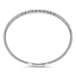 14K White Gold Diamond Bangle – BG4431-65W45JJ-Gabriel & Co.-Renee Taylor Gallery