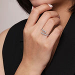 14K White Gold Diamond Bypass Ring - LR52422W45JJ-Gabriel & Co.-Renee Taylor Gallery