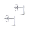 14K White Gold Diamond Chevron Earrings - EG13091W45JJ-Gabriel & Co.-Renee Taylor Gallery