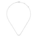14K White Gold Diamond Constellation Necklace - NK6118W45JJ-Gabriel & Co.-Renee Taylor Gallery