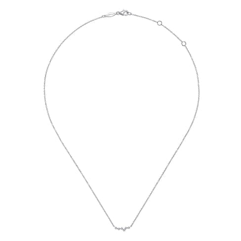14K White Gold Diamond Constellation Necklace - NK6118W45JJ-Gabriel & Co.-Renee Taylor Gallery
