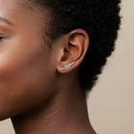 14K White Gold Diamond Ear Climber Earrings – EG15549W45JJ-Gabriel & Co.-Renee Taylor Gallery