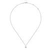 14K White Gold Diamond Pavé Star Pendant Necklace - NK6126W45JJ-Gabriel & Co.-Renee Taylor Gallery