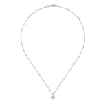 14K White Gold Diamond Pavé Star Pendant Necklace - NK6126W45JJ-Gabriel & Co.-Renee Taylor Gallery