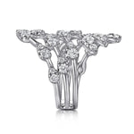 14K White Gold Diamond Spikes Bypass Ladies Ring – LR52618W45JJ-Gabriel & Co.-Renee Taylor Gallery