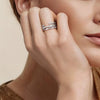 14K White Gold Graduating Diamond Spike Easy Stackable Ring - LR52804W45JJ-Gabriel & Co.-Renee Taylor Gallery