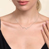 14K White Gold Graduating Diamond Wave Bar Necklace - NK7765W45JJ-Gabriel & Co.-Renee Taylor Gallery