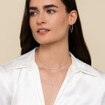 14K White Gold Layered Curved Bar and Diamond Drop Y Necklace - NK5806W45JJ-Gabriel & Co.-Renee Taylor Gallery