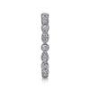 14K White Gold Marquise and Round Station Diamond Ring - LR5701W45JJ-Gabriel & Co.-Renee Taylor Gallery