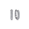 14K White Gold Pave Diamond Classic Oval Hoop Earrings - EG15328W45JJ-Gabriel & Co.-Renee Taylor Gallery