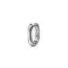 14K White Gold Pave Diamond Classic Oval Hoop Earrings - EG15328W45JJ-Gabriel & Co.-Renee Taylor Gallery