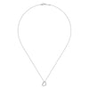 14K White Gold Pavé Diamond Open Heart Necklace - NK2239W45JJ-Gabriel & Co.-Renee Taylor Gallery