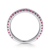 14K White Gold Ruby Stackable Ring - LR50889W4JRA-Gabriel & Co.-Renee Taylor Gallery