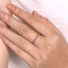 14K White Gold Ruby Stackable Ring - LR50889W4JRA-Gabriel & Co.-Renee Taylor Gallery