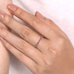 14K White Gold Ruby Stackable Ring - LR50889W4JRA-Gabriel & Co.-Renee Taylor Gallery