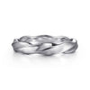 925 Sterling Silver Men's Twisted Ring - MR20148SVJJJ-Gabriel & Co.-Renee Taylor Gallery