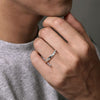 925 Sterling Silver Men's Twisted Ring - MR20148SVJJJ-Gabriel & Co.-Renee Taylor Gallery