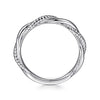 14K White Gold Twisted Rope Intertwining Ring - LR51981W4JJJ-Gabriel & Co.-Renee Taylor Gallery