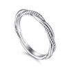 14K White Gold Twisted Rope Intertwining Ring - LR51981W4JJJ-Gabriel & Co.-Renee Taylor Gallery