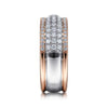 14K WhiteRose Gold Pavé Diamond Ring - LR51549T45JJ-Gabriel & Co.-Renee Taylor Gallery