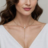 14K White & Yellow Gold Bujukan Beads and Diamond Y Necklace - NK7795M45JJ-Gabriel & Co.-Renee Taylor Gallery