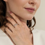 14K White & Yellow Gold Bujukan Diamond Criss Cross Ring - LR52775M45JJ-Gabriel & Co.-Renee Taylor Gallery