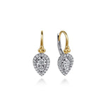 14K White and Yellow Gold Bujukan Diamond Drop Earrings - EG15318M45JJ-Gabriel & Co.-Renee Taylor Gallery