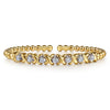 14K White & Yellow Gold Bujukan Diamond Split Bangle Bracelet - BG5078-62M45JJ-Gabriel & Co.-Renee Taylor Gallery