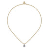 14K White & Yellow Gold Bujukan Diamond Teardrop Pendant Necklace - NK7803M45JJ-Gabriel & Co.-Renee Taylor Gallery