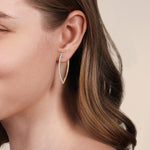 14K White Yellow Gold Bujukan and Graduating Diamond Classic Hoop Earrings – EG15314M45JJ-Gabriel & Co.-Renee Taylor Gallery