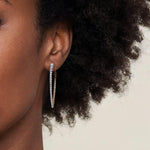 14K White Yellow Gold Bujukan and Graduating Diamond Classic Hoop Earrings – EG15314M45JJ-Gabriel & Co.-Renee Taylor Gallery