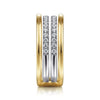 14K White & Yellow Gold Diamond Ring - LR52033M45JJ-Gabriel & Co.-Renee Taylor Gallery