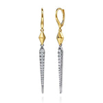 14K White & Yellow Gold Diamond Kite Drop Earrings - EG15547M45JJ-Gabriel & Co.-Renee Taylor Gallery