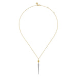14K White & Yellow Gold Diamond Kite Drop Necklace - NK8045M45JJ-Gabriel & Co.-Renee Taylor Gallery