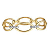 14K White & Yellow Gold Diamond Link Bangle Contemporary Collection – BG5071-62M45JJ-Gabriel & Co.-Renee Taylor Gallery