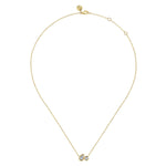 14K White&Yellow Gold Diamond Pear RD And Round Pendant Necklace Contemporary Collection - NK8279M45JJ-Gabriel & Co.-Renee Taylor Gallery