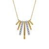 14K White & Yellow Gold Diamond Pendant Necklace - NK7844M45JJ-Gabriel & Co.-Renee Taylor Gallery