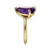 14K White Yellow Gold Diamond and Amethyst Open Ring - LR52696M45AM-Gabriel & Co.-Renee Taylor Gallery
