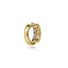 14K White & Yellow Gold Diamond and Diamond Cut Huggie Earrings - EG15339M45JJ-Gabriel & Co.-Renee Taylor Gallery