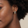 14K White & Yellow Gold Diamond and Diamond Cut Huggie Earrings - EG15339M45JJ-Gabriel & Co.-Renee Taylor Gallery