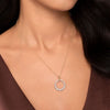 14K White and Yellow Gold Diamond Bujukan 20mm Drop Necklace - NK7518M45JJ-Gabriel & Co.-Renee Taylor Gallery
