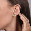 14K White and Yellow Gold Diamond Cut Stud Earrings - EG15046M45JJ-Gabriel & Co.-Renee Taylor Gallery