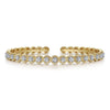 14K White & Yellow Gold Diamond Rope Bangle Hampton Collection – BG4952-62M45JJ-Gabriel & Co.-Renee Taylor Gallery