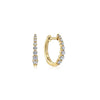 14K Yellow Gold 15mm Round Diamond Classic Huggie Earrings - EG13835Y45JJ-Gabriel & Co.-Renee Taylor Gallery