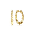 14K Yellow Gold 20mm Bujukan Classic Hoop Earrings - EG13975Y4JJJ-Gabriel & Co.-Renee Taylor Gallery