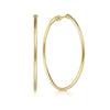 14K Yellow Gold 30mm Round Classic Hoop Earrings - EG13602Y4JJJ-Gabriel & Co.-Renee Taylor Gallery