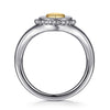 14K Yellow Gold & 925 Sterling Silver Bujukan Heart Medallion Ring - LR52869MZJJJ-Gabriel & Co.-Renee Taylor Gallery