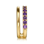 14K Yellow Gold Amethyst Ring – LR52835Y4JAM-Gabriel & Co.-Renee Taylor Gallery